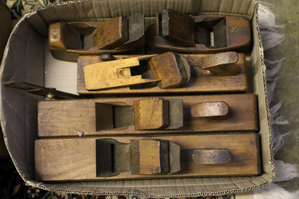 A selection of Victorian beech planes: